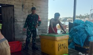 Babinsa Serka Saroji Jalin Komsos Dengan Pengusaha Ikan Babinsa Serka Saroji Jalin Komsos Dengan Pengusaha Ikan
