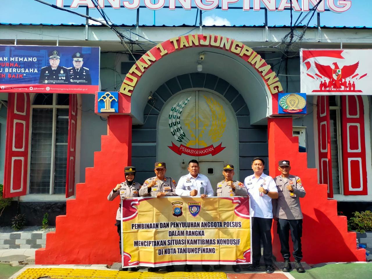 Polresta Tanjungpinang Beri Pembinaan dan Penyuluhan Anggota Polsus Rutan Tanjungpinang