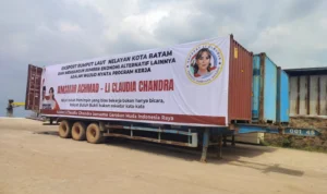 Sahabat Li Claudia serta Gerakan Muda Indonesia Raya Gelar Pelepasan Ekspor Ratusan Ton Rumput Laut Nelayan Batam