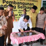 Gedung Serba Guna Tanjung Unggat di Resmikan