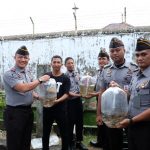 Dukung Ketahanan Pangan dan Pelatihan Kemandirian, Rutan Kelas  I Tanjungpinang Panen 2.800 Ekor Bibit Ikan Nila