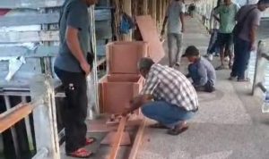 Tolak Relokasi, OPPM Penyengat Rehab Mandiri Pelabuhan Pelantar Kuning