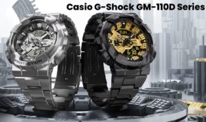 G-Shock Rilis GM-110D-8A dan GM-110BD-1A9, Jam Tangan Tangguh Berbalut Desain Metalik