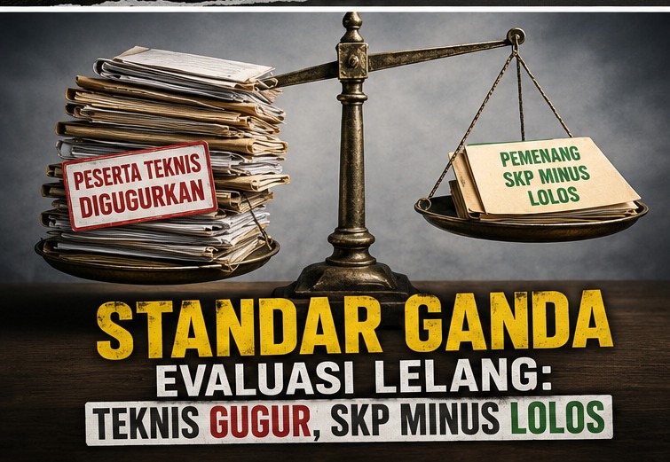 Evaluasi Dipertanyakan, Pokja 068 Loloskan Penyedia Overload 7 Paket Proyek