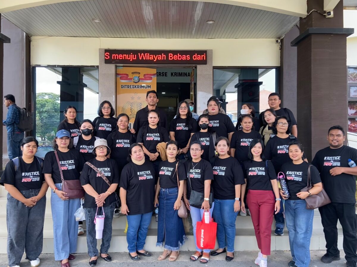 Gagal Berangkat ke Papua, Korban PSW Tanjungpinan Datangi Polda Kepri