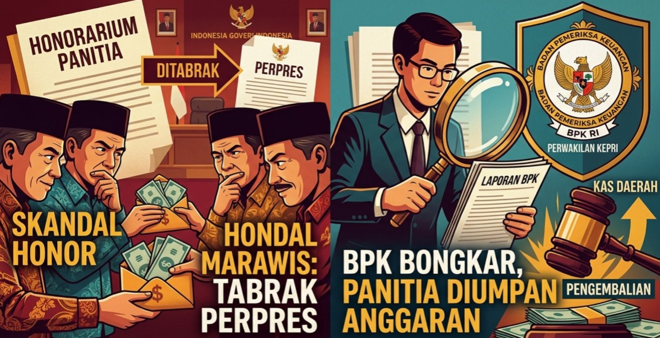 BPK Bongkar Skandal Honor Marawis Setda Lingga: Tabrak Perpres, Panitia Diumpan Anggaran