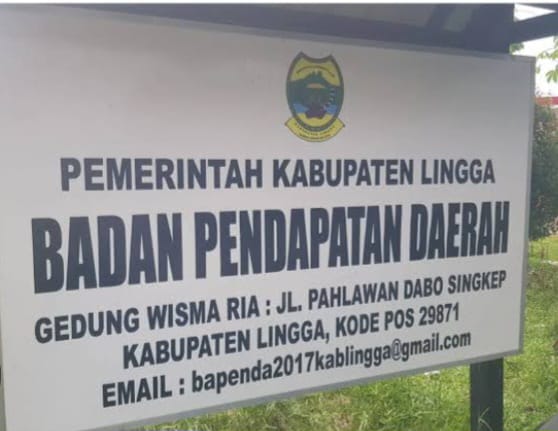 Anggaran Perjalanan Dinas Bapenda Lingga Melonjak Tajam di 2024, Tembus Rp809 Juta
