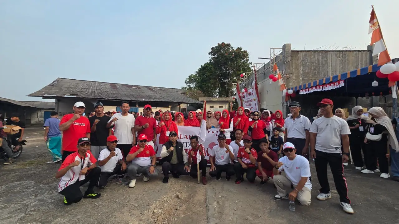 Semarak HUT RI ke-81: Lurah Melayu Kota Piring Apresiasi Inisiatif Jalan Santai Warga Kijang Lama