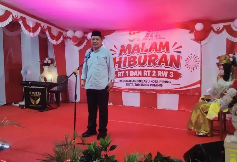 Warga RT 1 dan RT 2 RW 03 Melayu Kota Piring Gelar Malam Puncak HUT RI ke-81